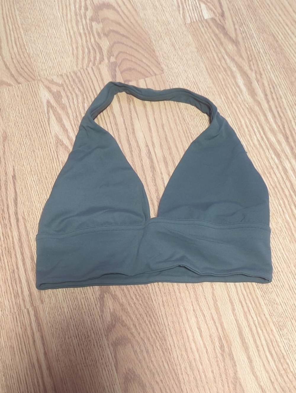 lululemon athletica Halter Bralette in Olive Green